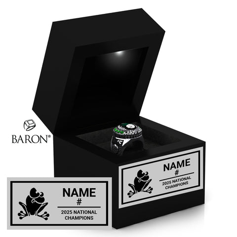 Madfrog Volleyball 2025 Championship Black LED Ring Box