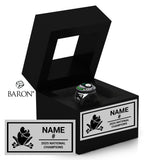 Madfrog Volleyball 2025 Championship Black Window Ring Box