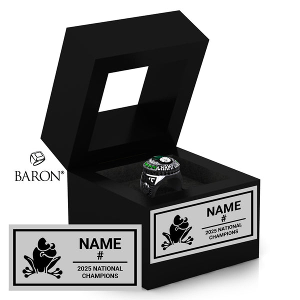 Madfrog Volleyball 2025 Championship Black Window Ring Box