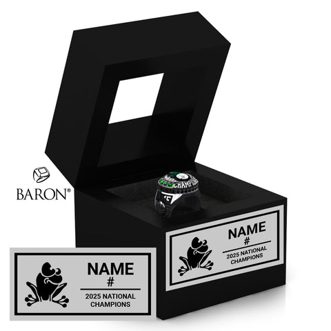 Madfrog Volleyball 2025 Championship Black Window Ring Box