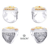 Mahtomedi Zephyrs Baseball 2025 Championship Ring - Design 2.3