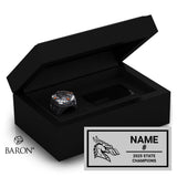 Malad High School Baseball 2025 Championship Black Standard Window Ring Box