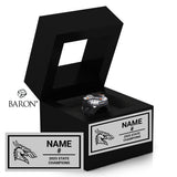 Malad High School Baseball 2025 Championship Black Window Ring Box