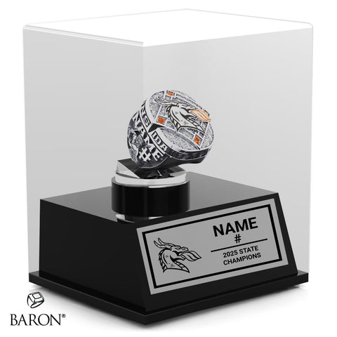 Malad High School Baseball 2025 Championship Display Case