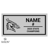 Malad High School Baseball 2025 Championship Black Standard Window Ring Box