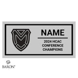 Manchester University Men's and Women's Track and Field 2024 Championship Black Window Ring Box