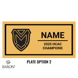 Manchester University Track and Field 2025 Championship Black Standard Window Ring Box