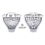 Martin Luther King Boys Water Polo 2024 Championship Ring - Design 1.4