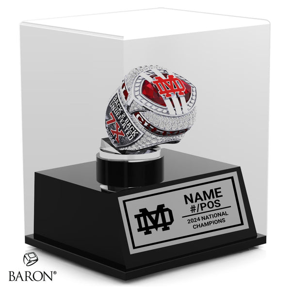 Mater Dei Football 2024 Tier 1 Championship Display Case