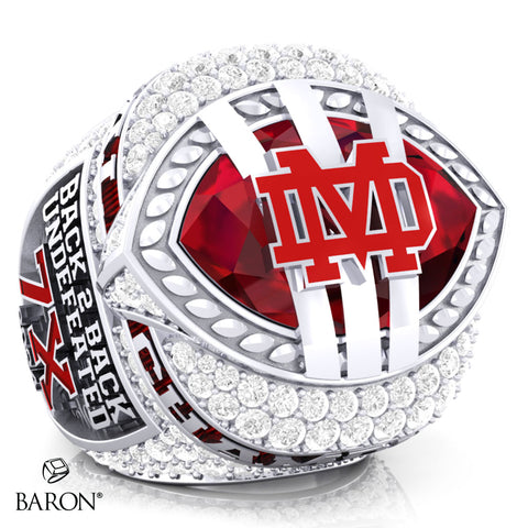 Mater Dei Football 2024 Tier 1 Championship Ring - Design 2.4