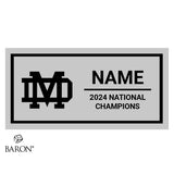 Mater Dei High School Cheer 2024 Championship Black Standard Window Ring Box