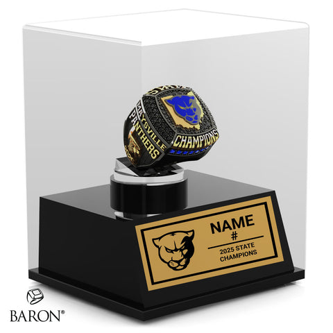 Maysville High School Basketball 2025 Championship Display Case