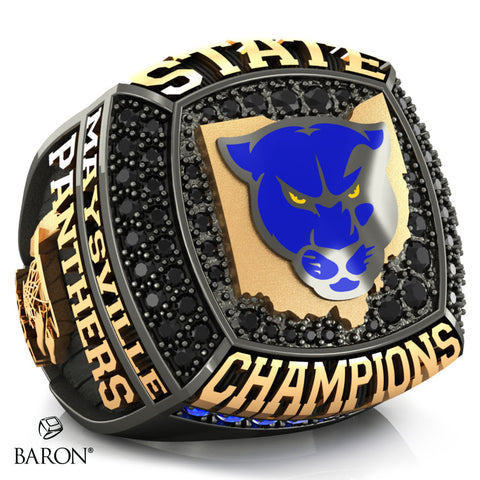 Maysville High School Basketball 2025 Championship Ring - Design 2.2