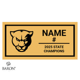 Maysville High School Basketball 2025 Championship Black Standard Window Ring Box