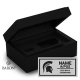 Michigan State University Men's Hockey 2025 Championship Black Standard Window Ring Box