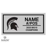 Michigan State University Men's Hockey 2025 Championship Black Window Ring Box