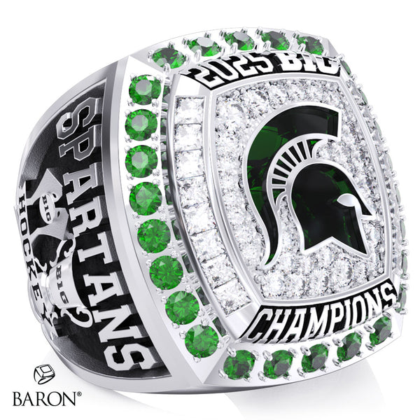 Michigan State University Men's Hockey 2025 Championship Ring - Design 6.1