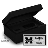 Middleton High School Baseball 2025 Championship Black Standard Window Ring Box