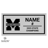 Middleton High School Baseball 2025 Championship Display Case