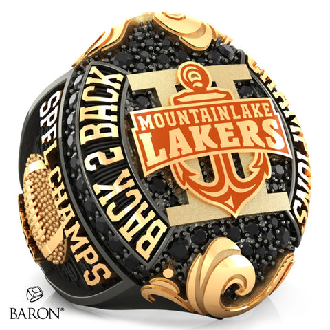 Mountain Lake Lakers Football 2023 Championship Ring - Design 1.2