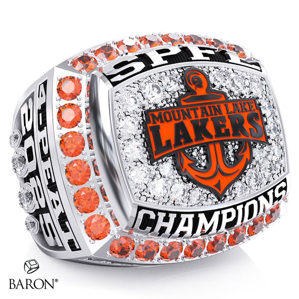 Mountain Lake Lakers Football 2025 Championship Ring - Design 3.4