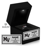 Murrieta Valley High School Girls Water Polo 2025 Championship Black LED Ring Box