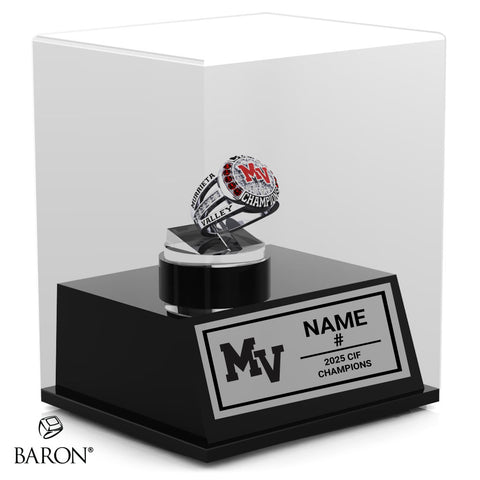 Murrieta Valley High School Girls Water Polo 2025 Championship Display Case