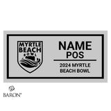 Myrtle Beach Bowl Officials Rings 2024 Championship Black LED Ring Box