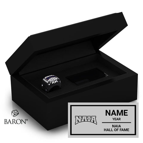 NAIA Hall of fame Championship Ring Box