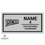 NJCAA Officials 2023 Championship Black Window Ring Box