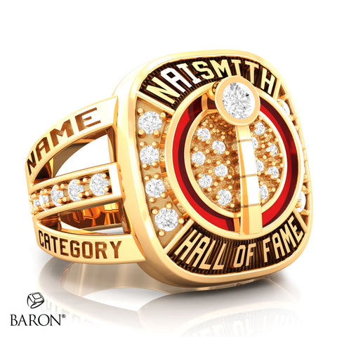 Naismith Basketball Hall of Fame - Class of 2024 Friends and Family Ring - Design 6.1