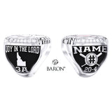 Nampa Christian High School Softball 2025 Championship Ring - Design 2.1