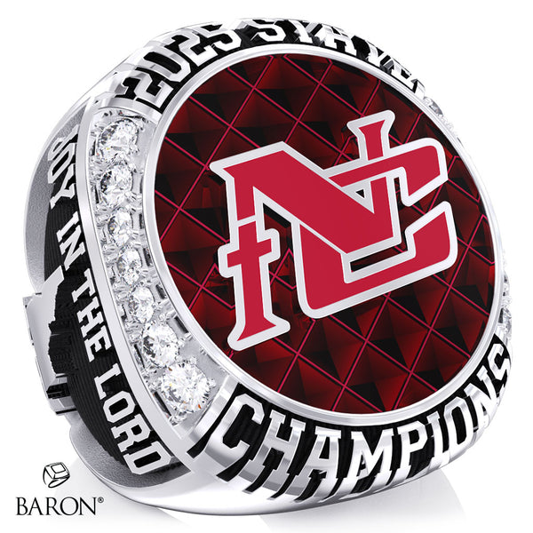 Nampa Christian High School Softball 2025 Championship Ring - Design 2.1