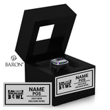 New Orleans Bowl Officials 2024 Championship Black Window Ring Box