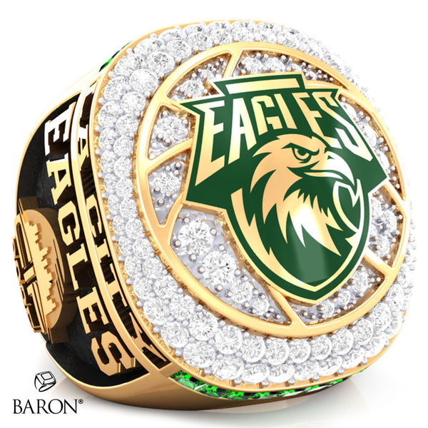 New West Charter High School Boys Basketball 2025 Championship Ring - Design 2.3