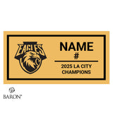 New West Charter High School Boys Basketball 2025 Championship Black LED Ring Box