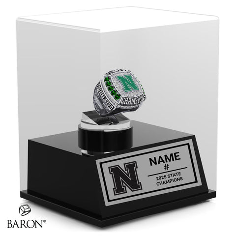 Newman School Boys Soccer 2025 Championship Display Case