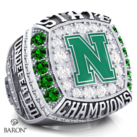 Newman School Boys Soccer 2025 Championship Ring - Design1.4