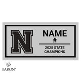 Newman School Boys Soccer 2025 Championship Black Standard Window Ring Box
