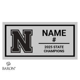 Newman School Boys Soccer 2025 Championship Black LED Ring Box