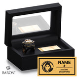 Northern Colorado Nightmare Football 2025 Championship Black Standard Window Ring Box