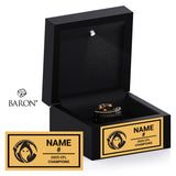 Northern Colorado Nightmare Football 2025 Championship Black LED Ring Box