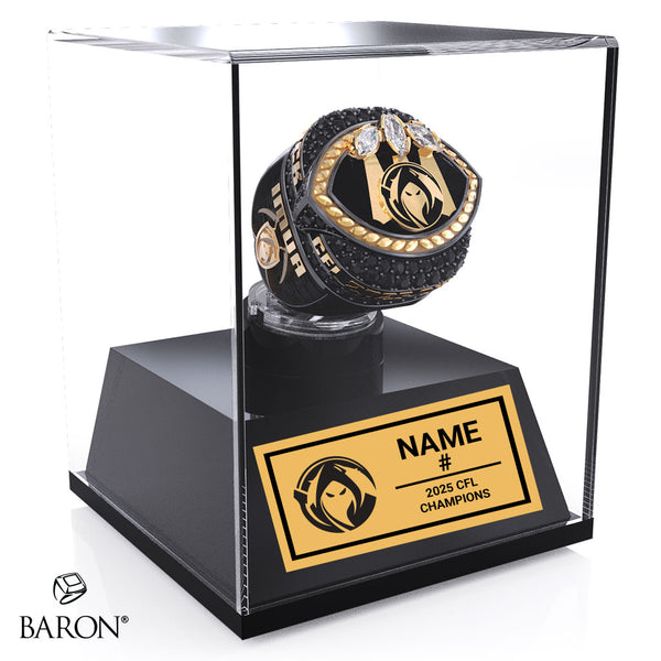Northern Colorado Nightmare Football 2025 Championship Display Case