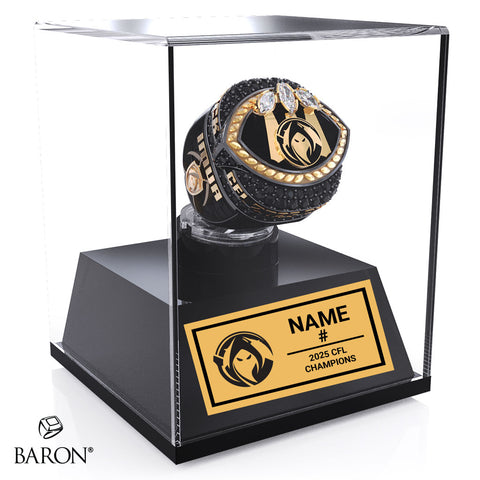 Northern Colorado Nightmare Football 2025 Championship Display Case