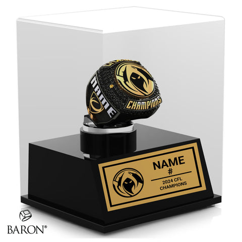 Northern Colorado Nightmare Football 2024 Championship Display Case