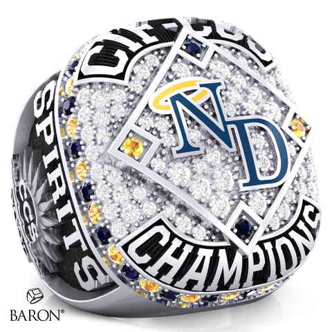 Notre Dame High School Softball 2023 Championship Ring - Design 2.3