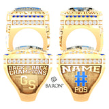 Oklahoma Bears Football 2024 Championship Ring - Design 1.4