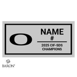 Olympian High School Softball 2025 Championship Black LED Ring Box
