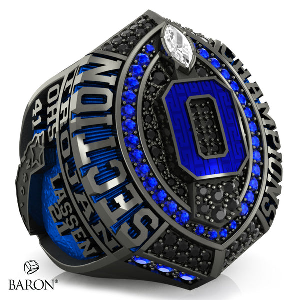 Orland High School Football 2024 Championship Ring - Design 2.15