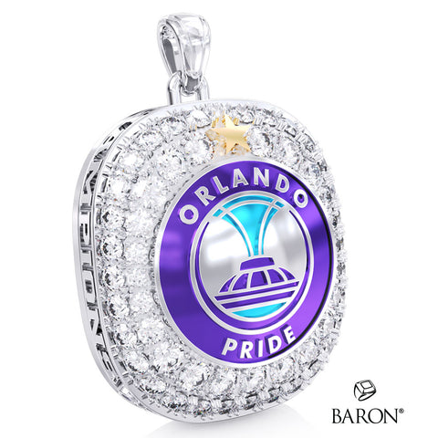 Orlando Pride Fan 2024 Championship Ring Top Pendant
